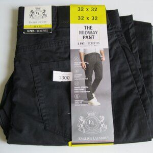 English Laundry Mens 5 Pocket Midway Pant Black Size 32 x 32 (1300)